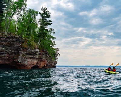 Full-Day Sea Caves Kayak Tour From Bayfield