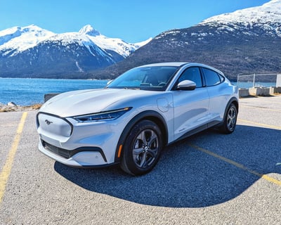 Mustang Mach-E Electric Car Rental in Skagway