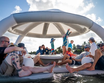 Floating Cabana Rental in Marathon