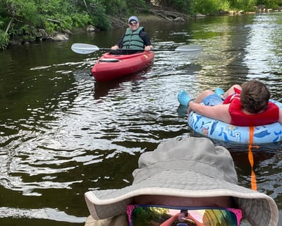 Clarion River Beginner Paddle in Johnsonburg