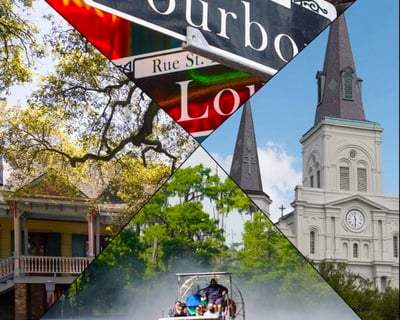 City and Cemetery Tour Plus Small Airboat Swamp Tour