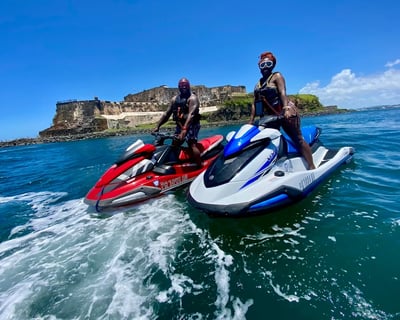 80-Minute Guided Jet Ski Tour in San Juan