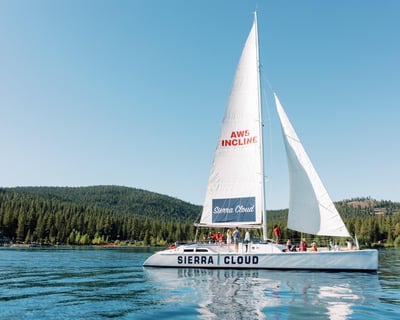 Lake Tahoe Catamaran Cruise on the Sierra Cloud