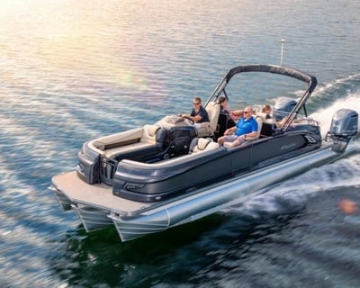 Evening Pontoon Boat Rental in Corolla