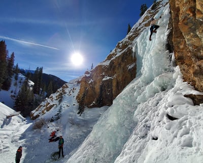 Half-Day Guided Ice Climb in Summit County