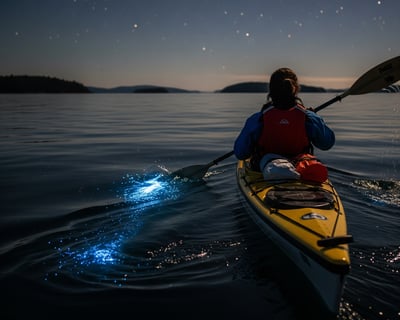 San Juan Island Bioluminescence Kayak Tour