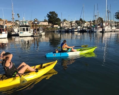 Santa Cruz Harbor 1.5-Hour Kayak Rental