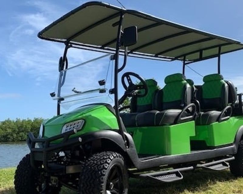 6-Passenger Golf Cart Rental in New Smyrna Beach