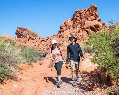 Guided Moderate Hike in Valley of Fire State Park