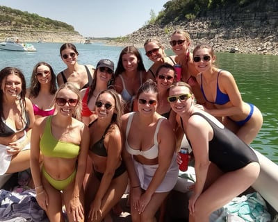 Cruise Lake Travis on a 12-Passenger Pontoon