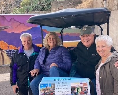 30-Minute Old Bisbee Guided Golf Cart Tour