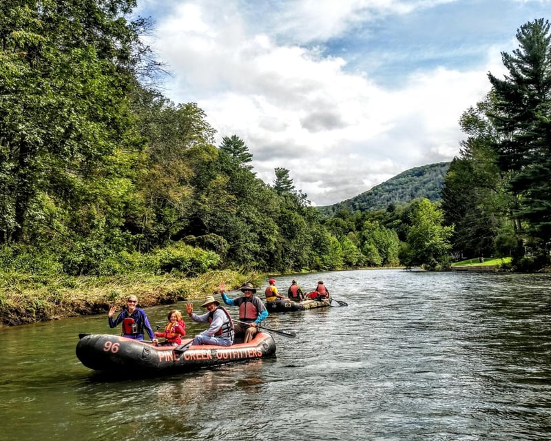 Float Upper Pine Creek With 10-Mile Shuttle