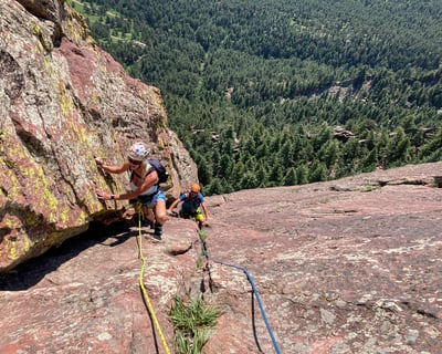 Guided Flatirons Climb in Boulder, CO