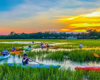 Waties Island Creek Maze Twilight Adventure
