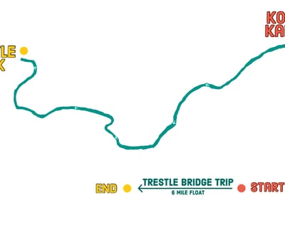 6-Mile River Float Trip in Pineville