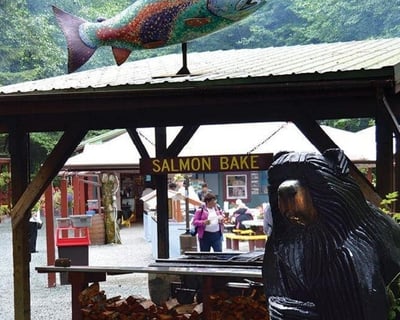 Juneau Shore Fishing & Salmon Bake Tour