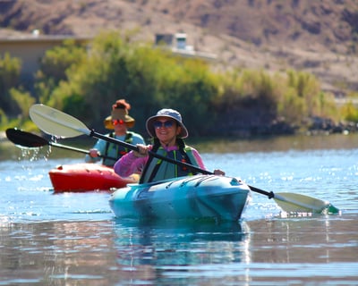Self-Guided Kayak Rental on the Colorado River