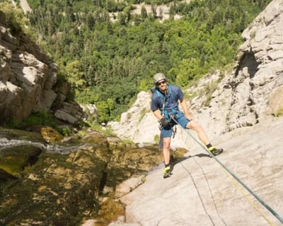 Wasatch Canyoneering Big Waterfall Adventure