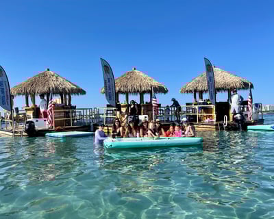 Tiki Boat Sandbar Party in West Palm Beach
