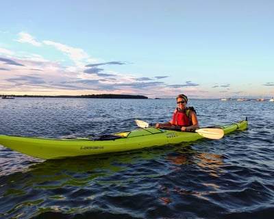 Sunset Sea Kayak Tour In Portland