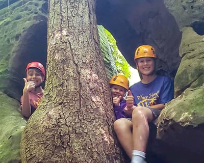 Rock Challenge Express Guided Tour in Hocking Hills