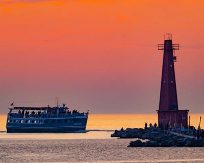Sunset Cruise on Muskegon & Lake Michigan