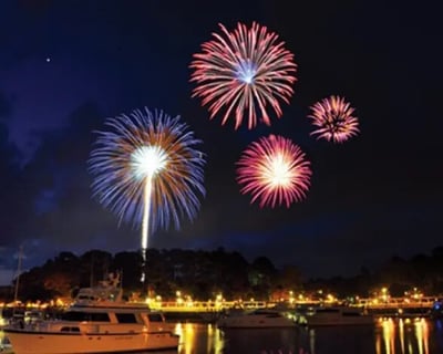 Private 2-Hour Fireworks Cruise From Harbour Town