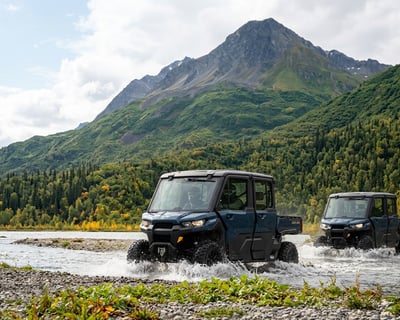Enclosed UTV Tour to Knik Glacier