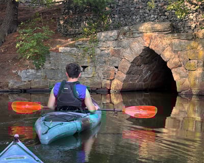 Single Kayak Rental on Lake Cochituate