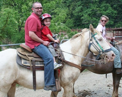 1-Hour Guided Horseback Trail Ride in Marshall