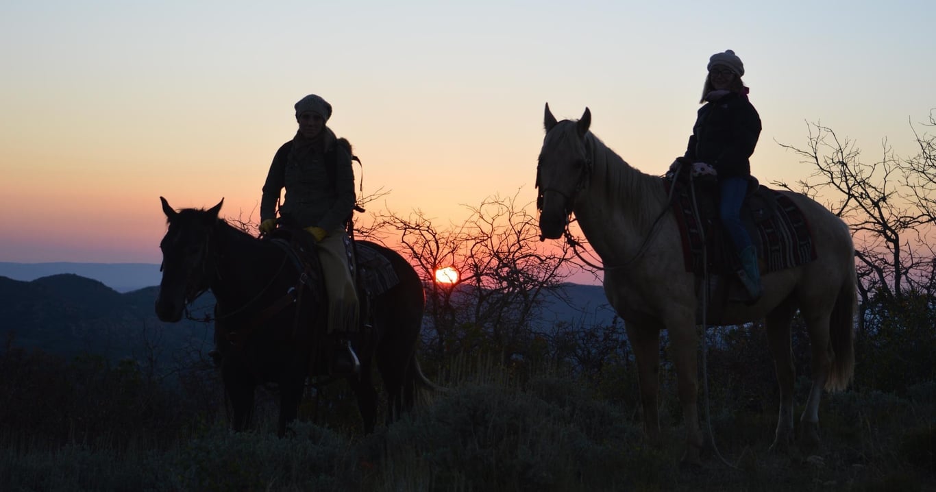 Midway Horseback Riding at Sunset with Wildlife