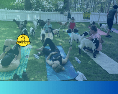 Baby Goat Yoga Class in Georgetown