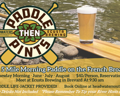 French Broad River Paddle & Pints