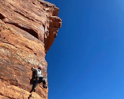 Terma Multi-Pitch Rock Climb in Moab