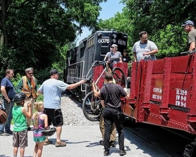 Ride The Train With Your Bike In New Freedom
