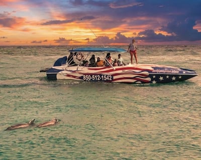 Ride a Sunset Speedboat Tour in Destin