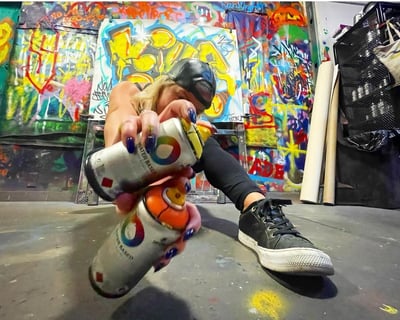 Create Street Art with a Brooklyn Graffiti Pro