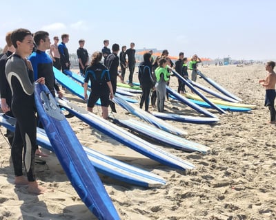 Private Corporate Group Surf Lesson in Los Angeles