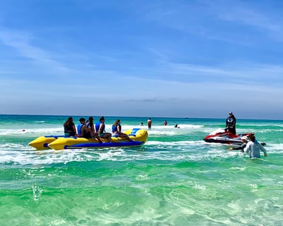 Banana Boat Ride in Miramar Beach