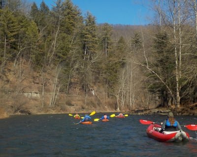 Float Upper Pine Creek 13-Mile Shuttle From Galeton
