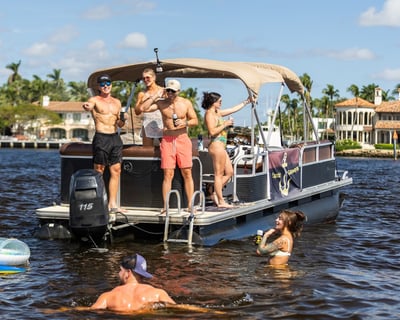 4-Hour Pontoon Charter in Fort Lauderdale