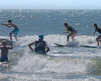 Group Surf Lessons in Myrtle Beach