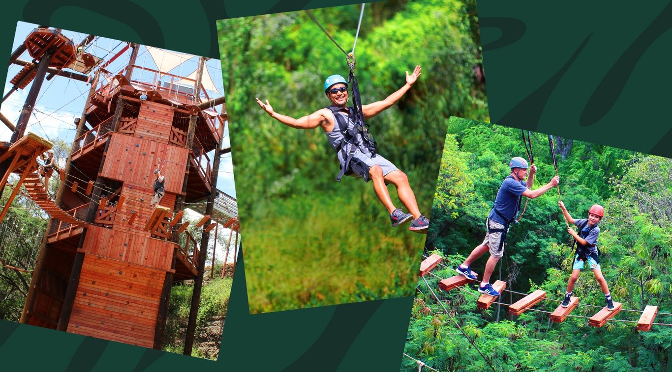 Zipline and Adventure Tower Package in Oahu