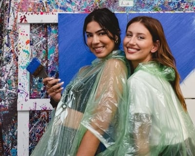 Wednesday Splatter Painting Session in Atlanta