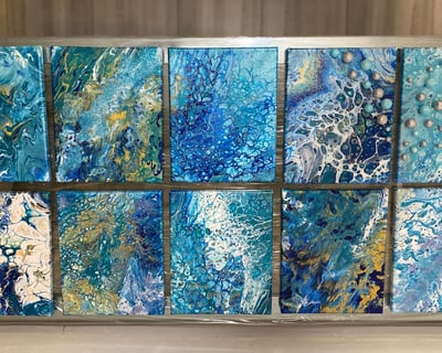 Create Acrylic Pour Art in Paia 1-Hour Class