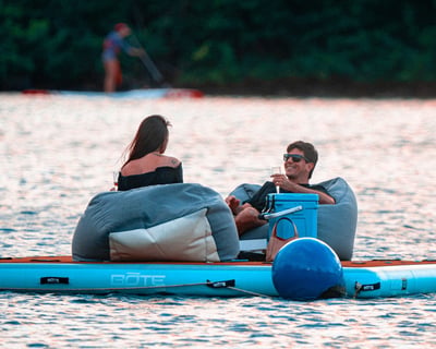 Floating Deck Rental at Condado Lagoon