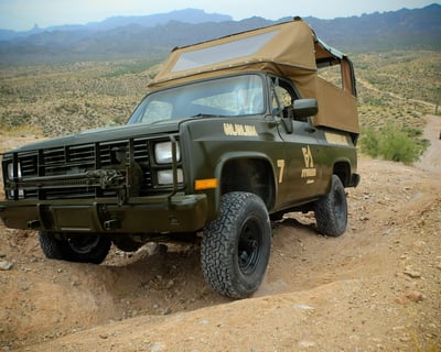 Ride an M1009 Blazer Desert Tour in Arizona