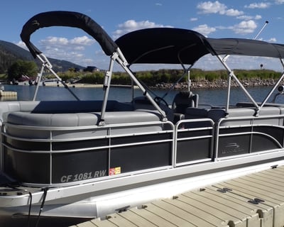 24' Pontoon Rental in West Yellowstone