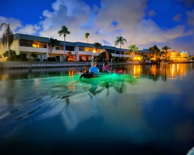 Guided Glow Kayak Tour in Treasure Island