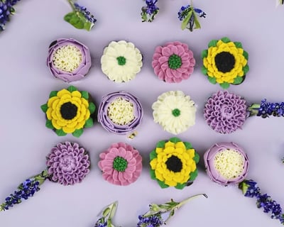 Floral Cupcake Delights Delivered
